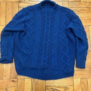 Hand knit sweater